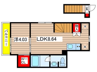 間取図 Lazo salto KOIWA