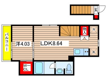 間取図 Lazo salto KOIWA