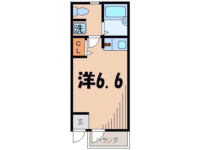間取り図 ＦＵＪＩＳＴＡ幡ヶ谷Ⅲ