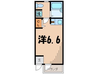 間取図 ＦＵＪＩＳＴＡ幡ヶ谷Ⅲ