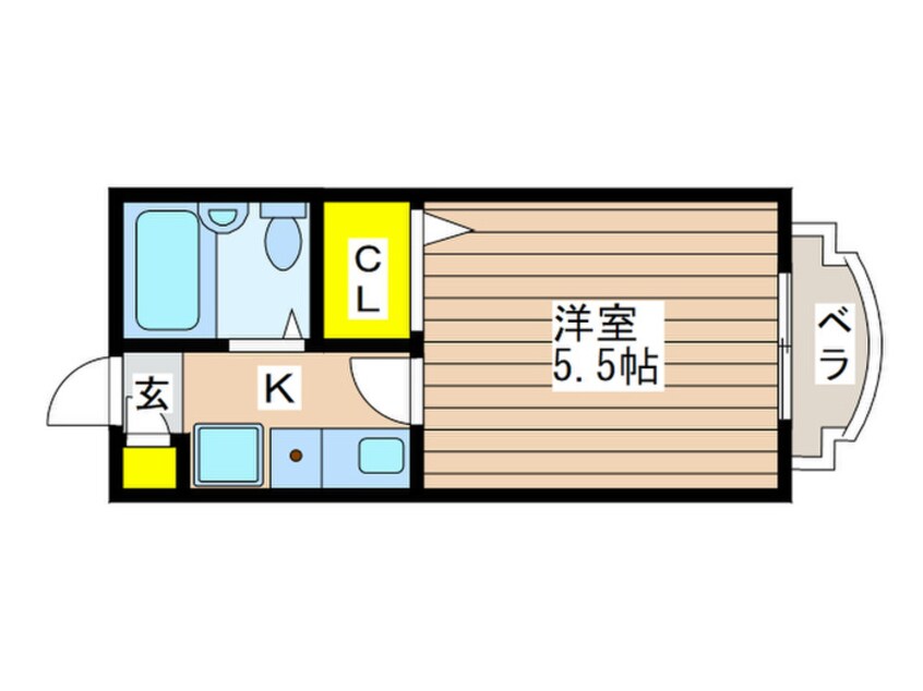 間取図 コスモハイツ