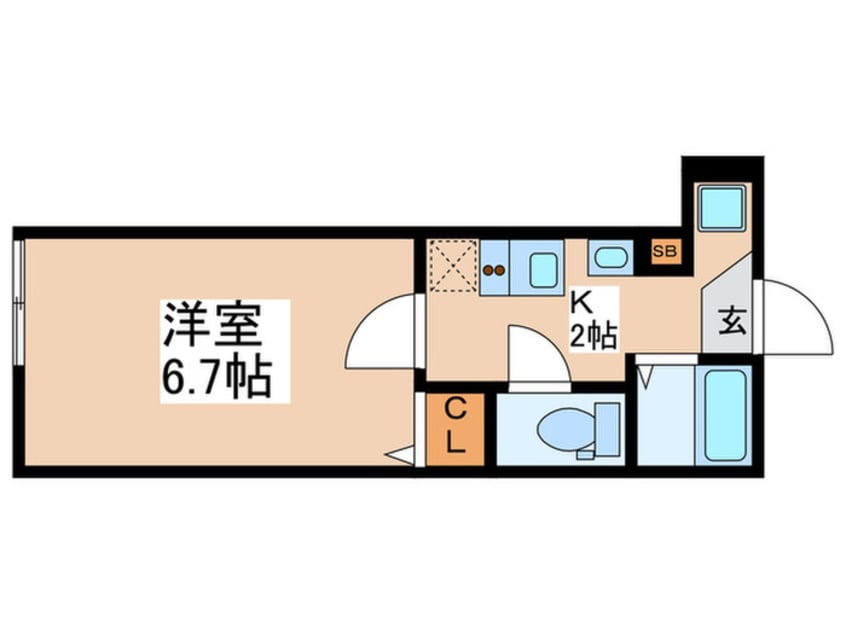 間取図 カーサ・フェリシア