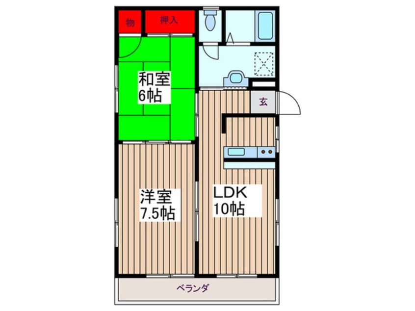 間取図 ３　セピア　Ⅱ