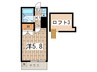 エムハイツ 1Kの間取り