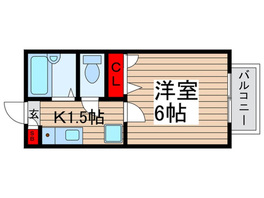 間取図 エバーフィールド