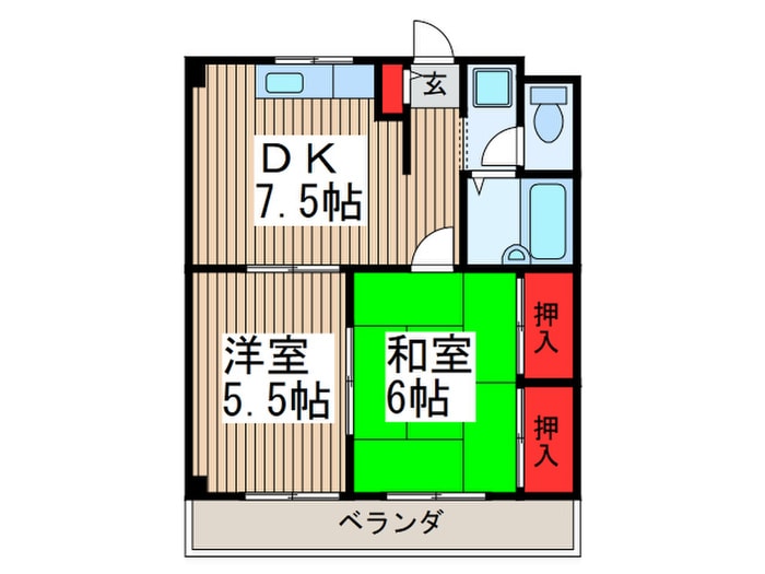 間取り図 エステ-ﾄピア　ｶﾓｼﾀ
