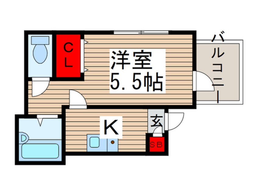 間取図 MELDIA足立4丁目