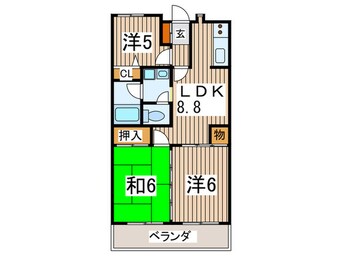 間取図 ブルージュ