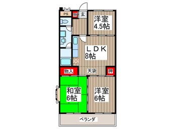 間取図 ブルージュ