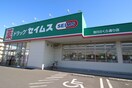 セイムス　吉川さくら通り店(ドラッグストア)まで300m ﾒｲﾝｼﾃｨｶﾞｰﾃﾞﾝ ﾚｼﾞﾃﾞﾝｽ吉川