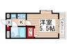 ジョイフル南流山 1Kの間取り