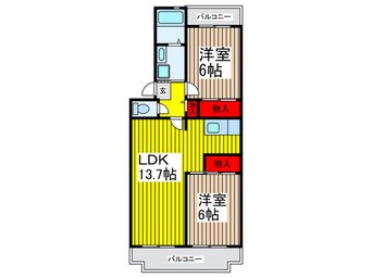 間取図 エイトプリンスＹＯＮＯ