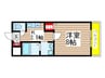 リバティ 1Kの間取り