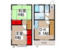 ルミエ－ル 2DKの間取り
