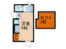 ファーストハウス北新宿 1Rの間取り