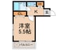 クレッセント大森08 1Kの間取り