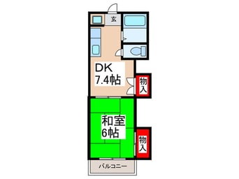 間取図 第２明徳団地６号棟