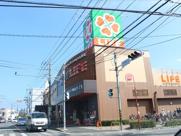 ライフ　中原井田店(スーパー)まで400m 石井ハイツ