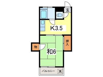 間取図 カノウハイツ