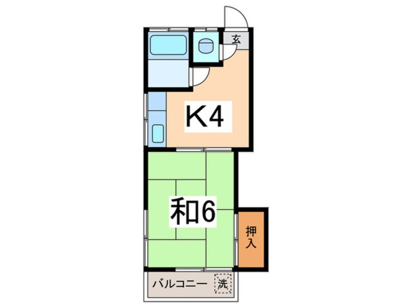 間取図 カノウハイツ