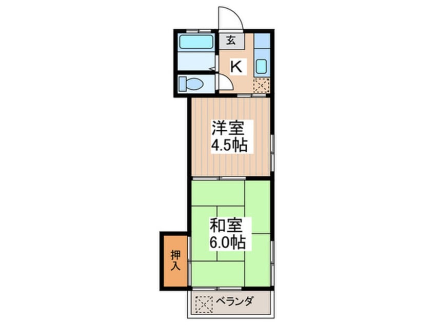 間取図 第一エノモトハイツＮＯ１
