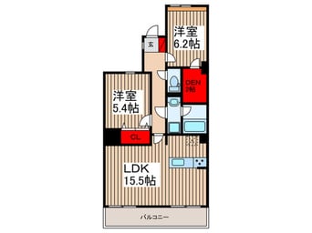 間取図 セレ－ノ大宮Ｅ棟