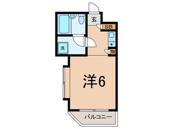 間取図 セザール第二西小山（４０１）