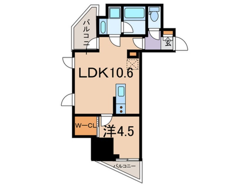 間取図 LUMIEC KITASHINAGAWA