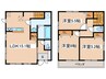 Kolet西調布 3LDKの間取り