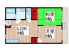 イトウハイム 2LDKの間取り