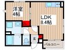 コンフィデンス東大宮　D棟 1LDKの間取り