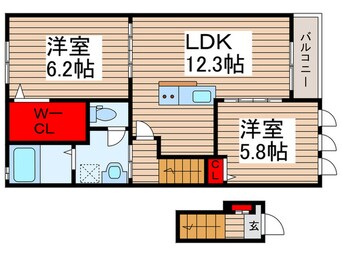 間取図 プリムラⅡ