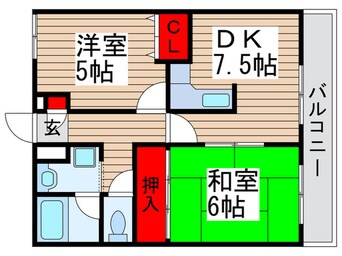 間取図 ジュネパレス松戸第３５
