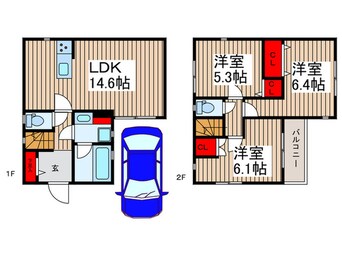 間取図 Kolet市川大洲