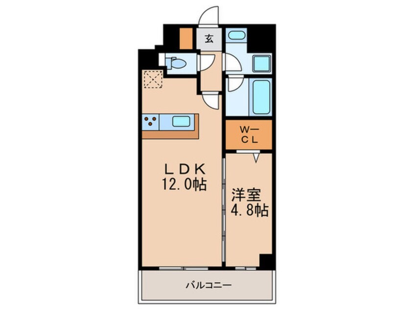 間取図 コンフォリア桜上水