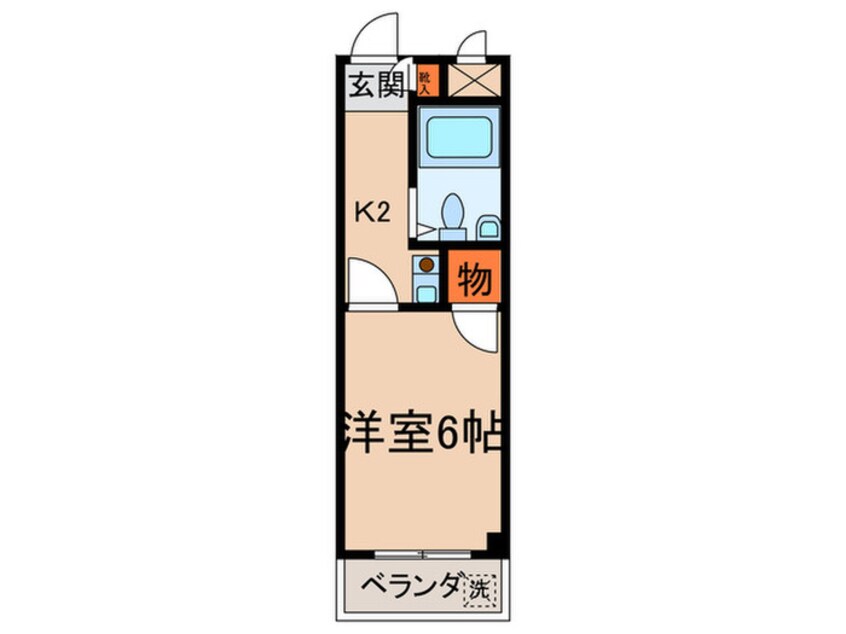 間取図 サンケンパレス府中宮西２