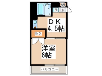 間取図 ヒルズ梅野