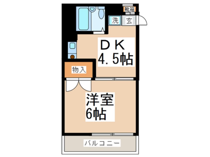 間取図 ヒルズ梅野