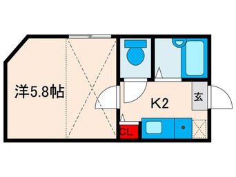 間取図 Fontaine尾久