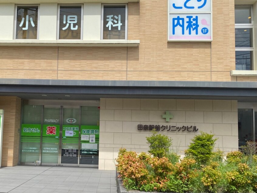 田奈駅前ことり内科(病院)まで800m 榎ヶ丘社宅