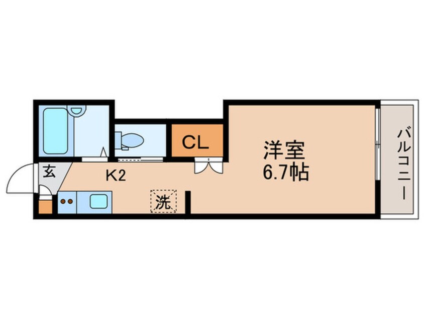間取図 フレンドリーWEST