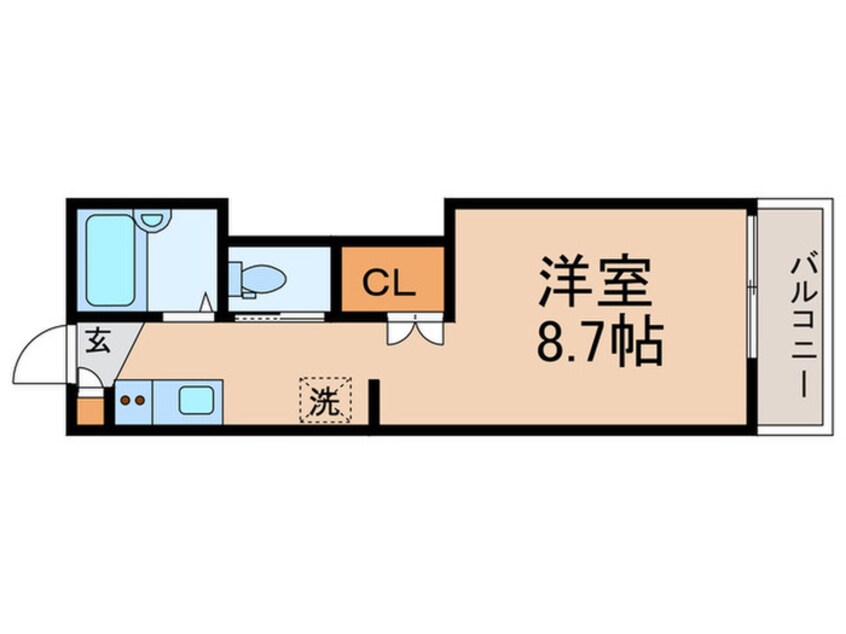 間取図 フレンドリーWEST