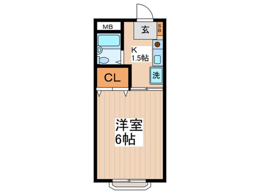 間取図 コ－ポさつき