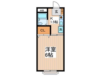 間取図 コ－ポさつき