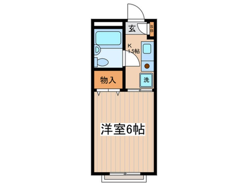 間取図 コ－ポさつき