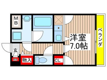 間取図 クラーレ幕張