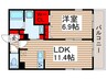 仮）ローズパーク八番館 1LDKの間取り