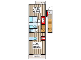間取図 メゾンボヌ－ル