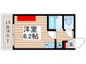 フラワーロード柴又 1Rの間取り
