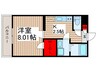 ロイヤルブルーム川越 1Kの間取り